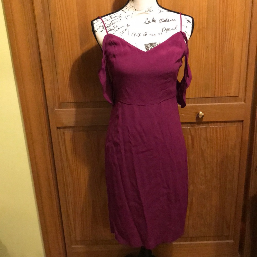 Purple off the shoulder dress by Astr the label.❤️